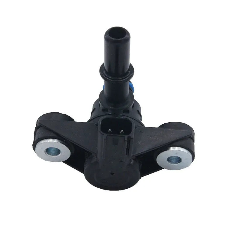 Black ABS plastic Ford turbo solenoid valve with part number AU5A-9G866-AB.
