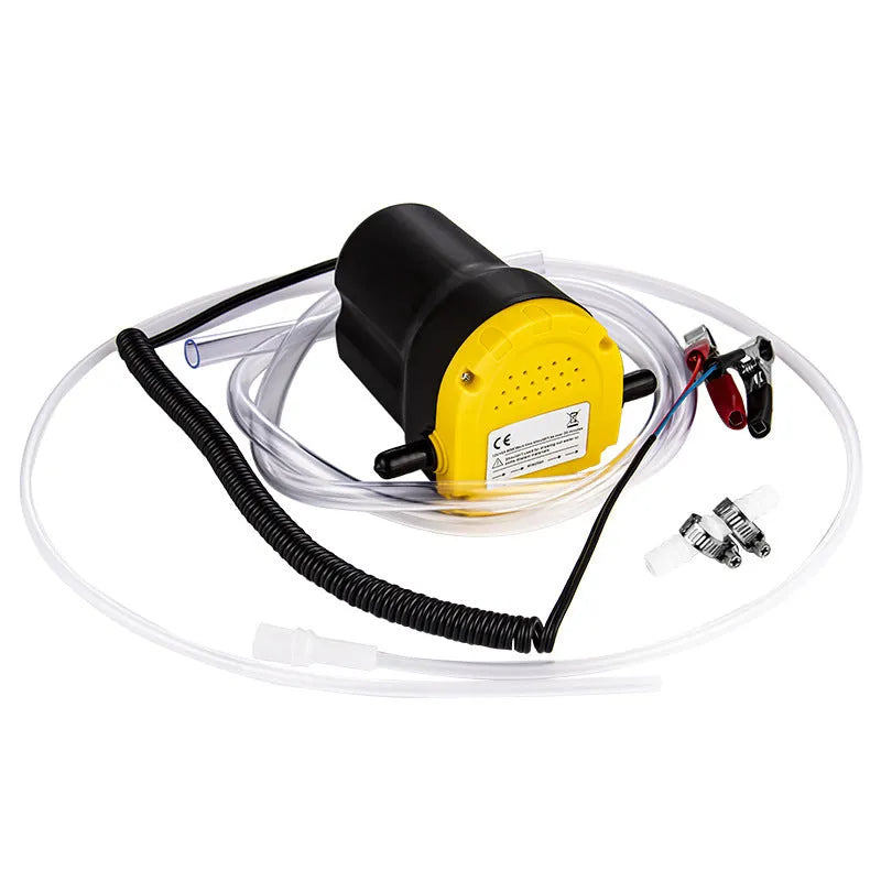 12V electric self-priming oil gear pump with engineering plastic pump body.