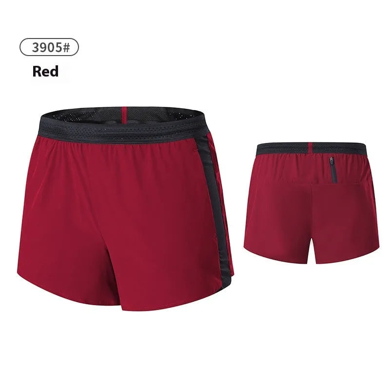 Men's solid-colour polyester basketball shorts with a low-rise waistband, shown in a selection of available colours.