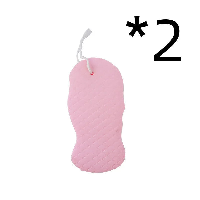 3D fish scale pattern bath sponge in white, grey, pink, or light blue for gentle exfoliation