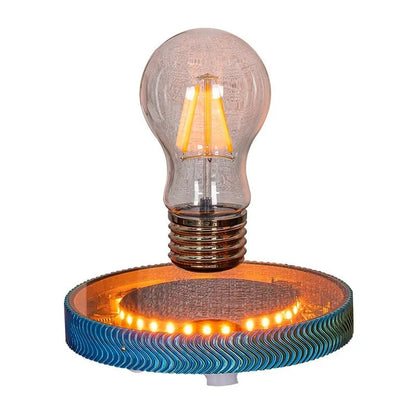 Magnetic suspension night lamp with floating 3D-printed celestial ornament and UK plug