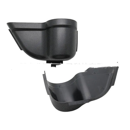 Black ABS plastic door storage box for Jeep Wrangler JK and JL vehicle interior organisation