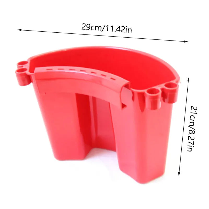 Car washing bucket made from PP plastic in black, red, blue, or pink colour options, a practical tool for washing vehicles and outdoor cleaning tasks, available in one bucket per pack
