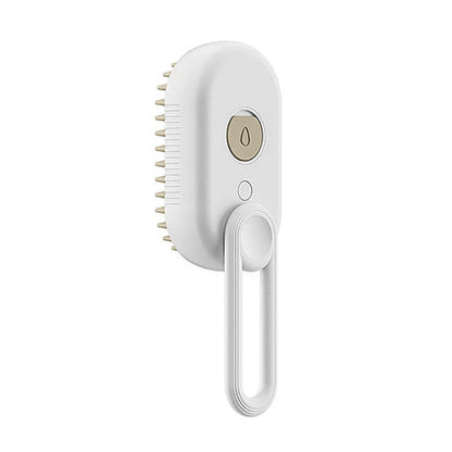 Premium 3-in-1 Pet Grooming Brush with Gentle Steam Spray, Massaging Comb, and Hair Removal Function for Cats and Dogs