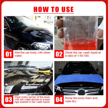 100ml super concentrated car decontamination and polishing high foam cleaner spray bottle