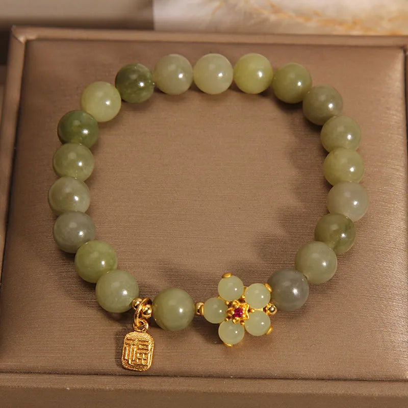 Grey jade colour alloy bracelet for women with casual style design