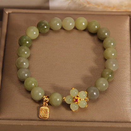 Grey jade colour alloy bracelet for women with casual style design