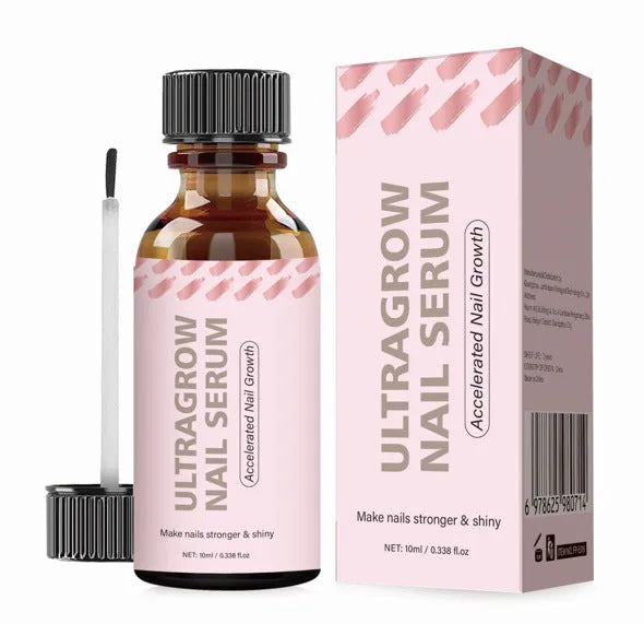 Super Growth Nail 10ml strengthening essence serum bottle with neutral packaging