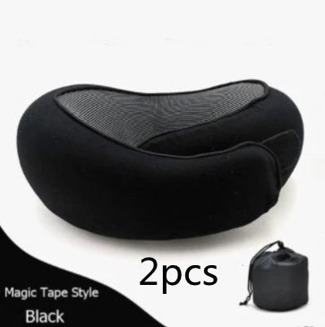 Comfortable U-Shaped Travel Neck Pillow in various colors, designed to provide superior neck support and relaxation during long journeys.