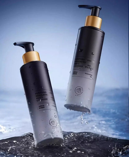 150ml men's facial cleanser bottle for oil control and blackhead removal
