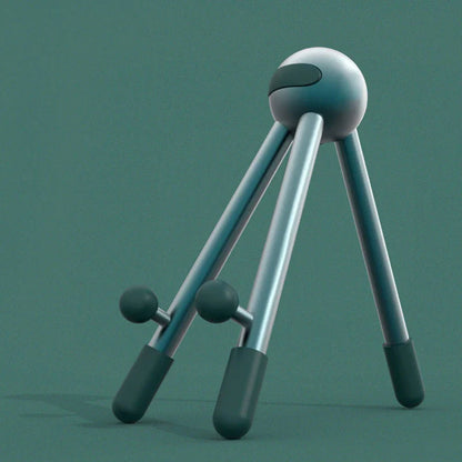 Adjustable desk stand in pink and green alien-inspired designs, featuring a mobile phone and tablet holder with 120-degree angle adjustment