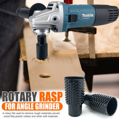 Spherical angle grinder grinding head with M10 and M14 thread compatibility