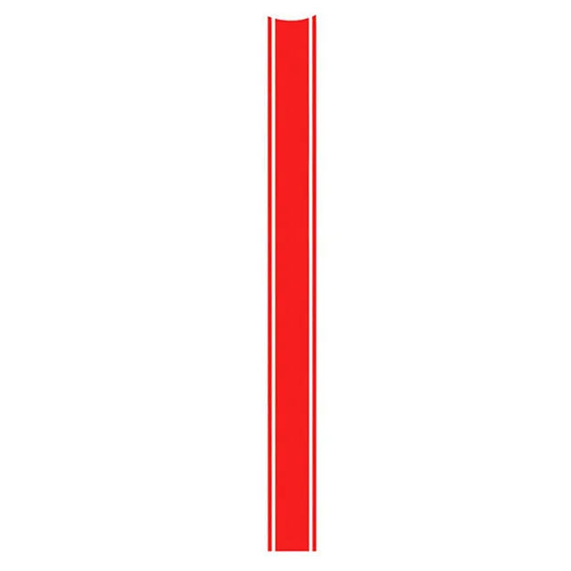 Motorcycle reflective pinstripe sticker in black, red, silver, and yellow options, 50 cm long