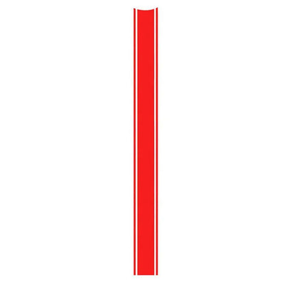 Motorcycle reflective pinstripe sticker in black, red, silver, and yellow options, 50 cm long