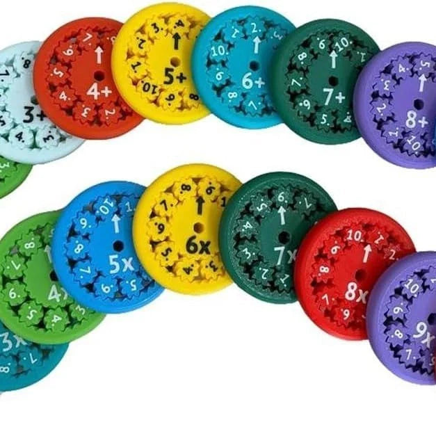 Vibrant Math Fidget Spinners for educational fun and stress relief