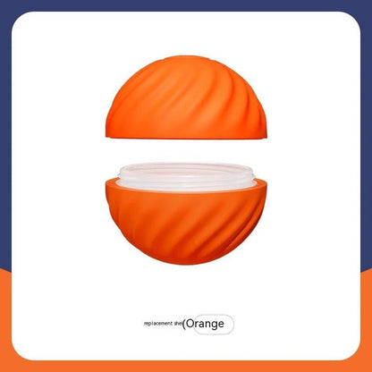 Durable rubber dog ball toys in bright colours for bite resistance and training