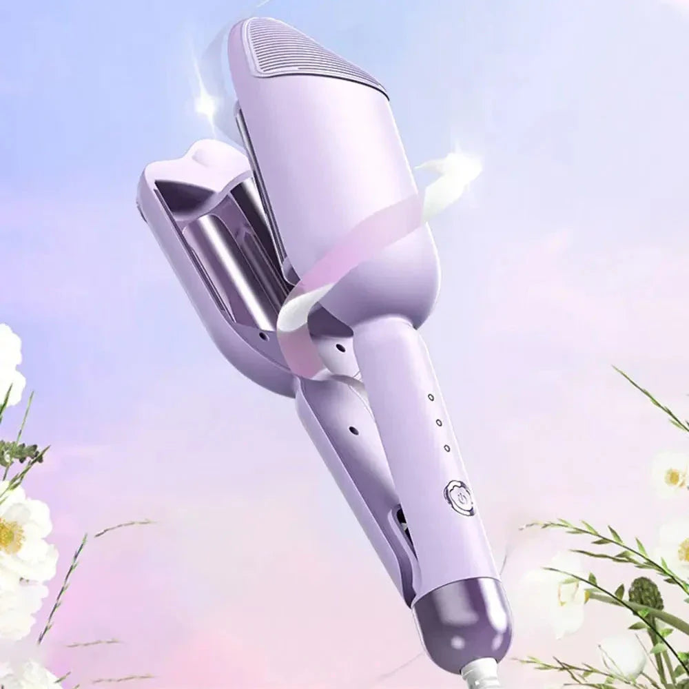 36mm Wavy Hair Curlers with 30 Million Negative Ions - Create Beautiful, Voluminous Waves