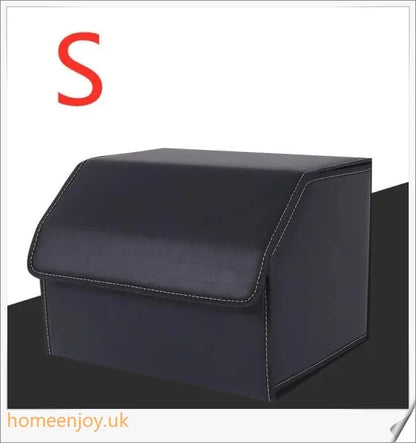 Premium Car Organizer Car Storage Box with ample compartments and sleek leather design for organised car interior