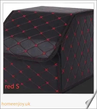 Premium Car Organizer Car Storage Box with ample compartments and sleek leather design for organised car interior