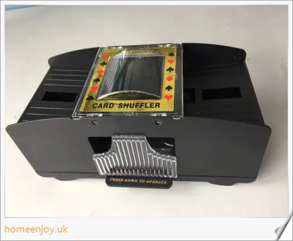 Automatic Playing Card Shuffler - A compact and efficient device that effortlessly shuffles cards for a seamless gaming experience.
