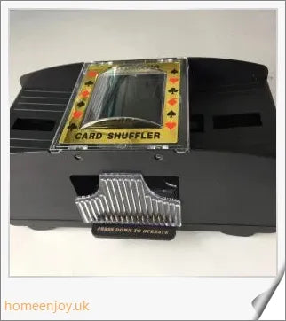 Automatic Playing Card Shuffler - A compact and efficient device that effortlessly shuffles cards for a seamless gaming experience.