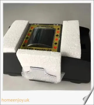 Automatic Playing Card Shuffler - A compact and efficient device that effortlessly shuffles cards for a seamless gaming experience.