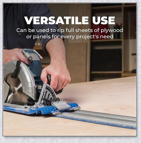 Heavy Duty Circular Table Saw Guide Rail Track - Precision Cutting Companion for Circular Saws