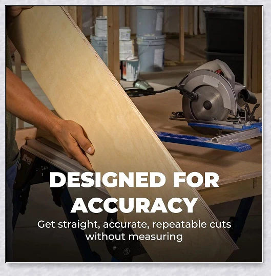 Heavy Duty Circular Table Saw Guide Rail Track - Precision Cutting Companion for Circular Saws