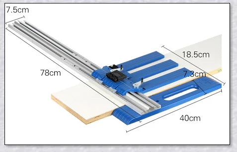 Heavy Duty Circular Table Saw Guide Rail Track - Precision Cutting Companion for Circular Saws