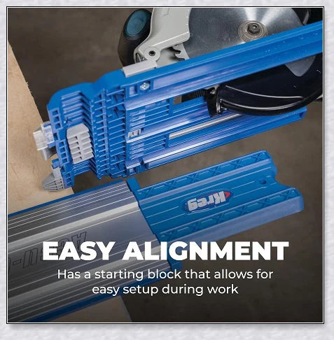 Heavy Duty Circular Table Saw Guide Rail Track - Precision Cutting Companion for Circular Saws