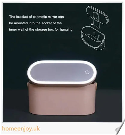 Beautybox - Portable Makeup Case with LED Mirror for Flawless Makeup Application on the Go