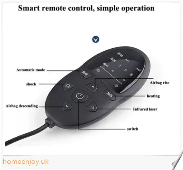 An electric back massager with lumbar traction function for relieving back pain and muscle tension