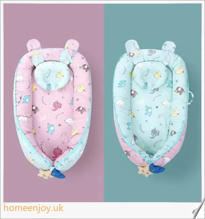 Cosy and supportive baby sleeping crib with various adorable designs for nursery decor