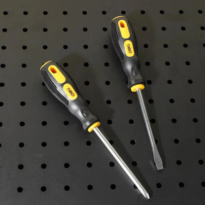 Trendha Magnetic Flat Head and Cross Screwdriver Set - Premium British-engineered Tools for Household Repairs and Maintenance