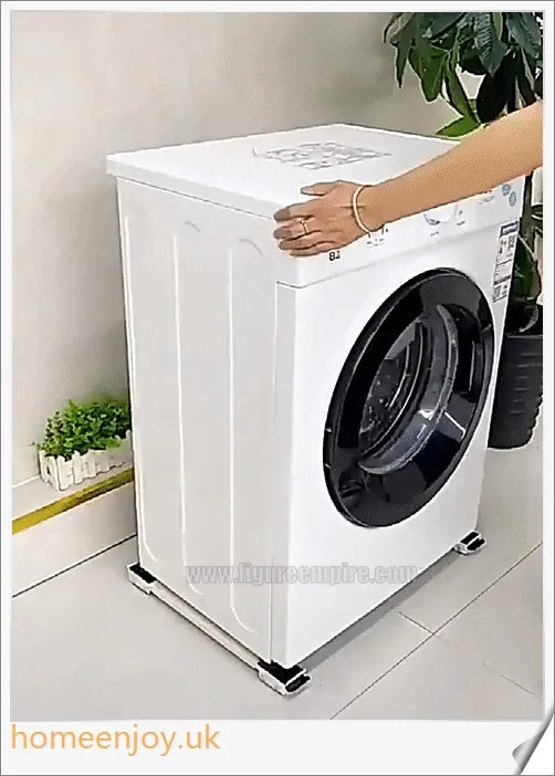 Adjustable moveable roller stand for refrigerators, washing machines, and dryers - a versatile cleaning solution for British households