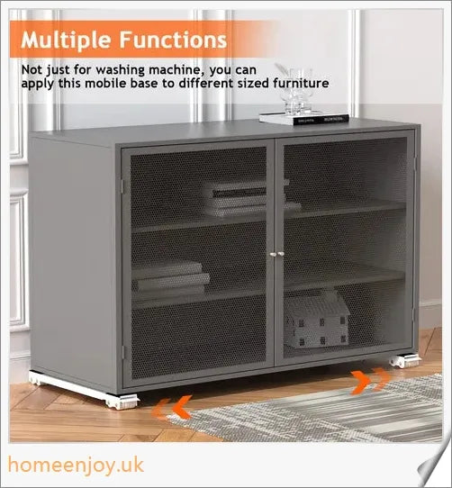 Adjustable moveable roller stand for refrigerators, washing machines, and dryers - a versatile cleaning solution for British households