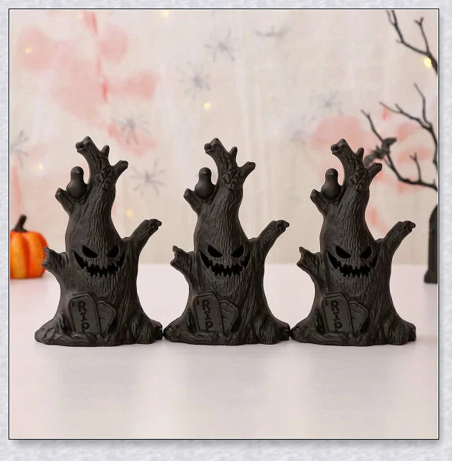 Spooktree Halloween Ghost Tree Led Lights - Set of 3 Premium Outdoor Lighting Decoration