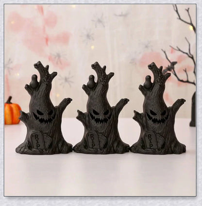 Spooktree Halloween Ghost Tree Led Lights - Set of 3 Premium Outdoor Lighting Decoration