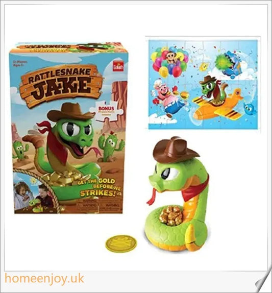Beware of Horror Stimulation Decompression Snake - A captivating spoof toy with tense sound effects, induction-triggered movements, and a startling head-popping mechanism.