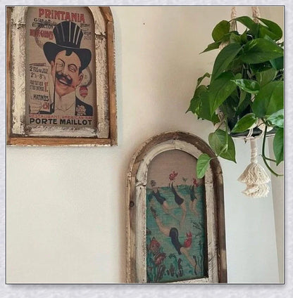 Decorative wall art featuring multiple swimmers and mermaids in a serene, aquatic-themed design