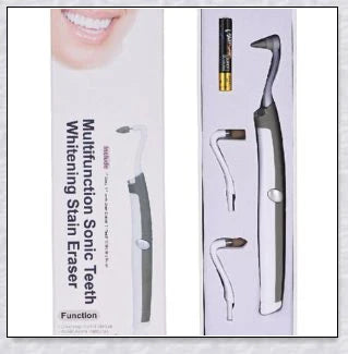 Sonic Tooth Stain Remover - Advanced plaque removal tool for at-home dental care and teeth whitening
