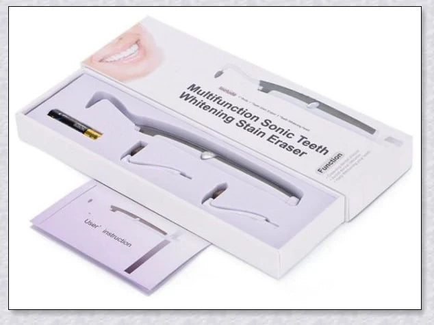 Sonic Tooth Stain Remover - Advanced plaque removal tool for at-home dental care and teeth whitening