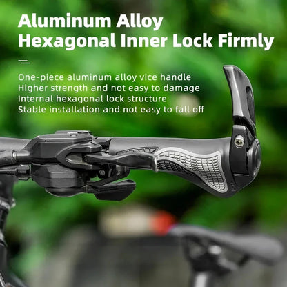 Mountain Bike Sheep Horn Grips - Stylish and Comfortable Handlebars for Off-Road Cycling