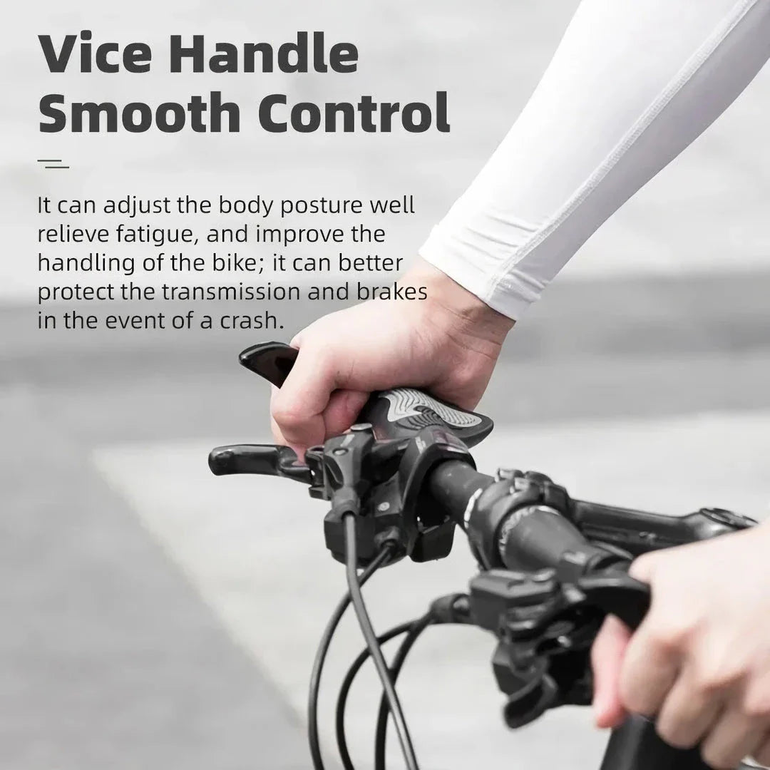 Mountain Bike Sheep Horn Grips - Stylish and Comfortable Handlebars for Off-Road Cycling