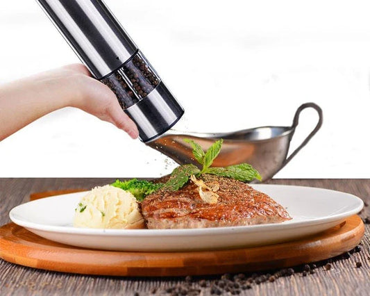 Electric Eco-Friendly Wear-Resistant Stainless Steel Spice Mills with adjustable grind settings and durable stainless steel construction.