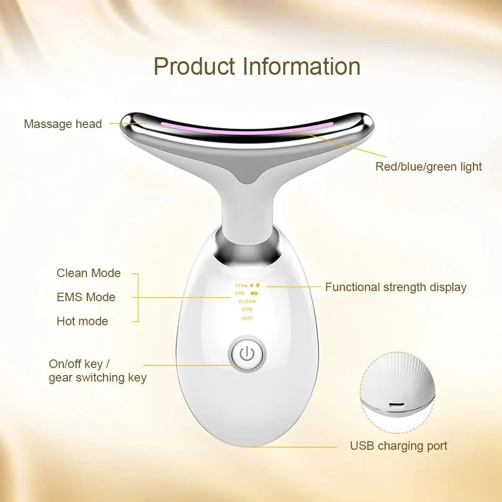 EMS Neck & Face Lifting Massager - Rejuvenate Your Skin with Advanced Technology