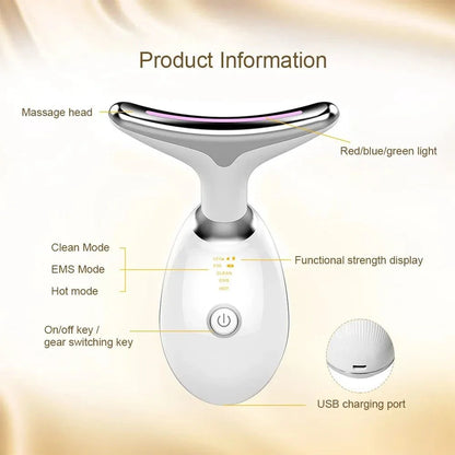 EMS Neck & Face Lifting Massager - Rejuvenate Your Skin with Advanced Technology