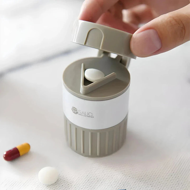 Homeenjoy UK 4-in-1 Portable Medicine Crusher & Pill Cutter