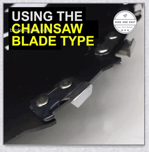 Heavy Duty Brushcutter with unique disc design and chainsaw teeth for efficient outdoor maintenance