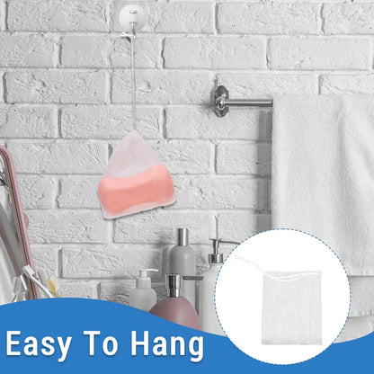 Hangable Foaming Mesh Soap Pouch - Elevate your bathing routine with this innovative soap accessory